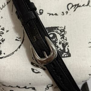 Vintage Black Leather Tooled Mens Adults Cowboy Cowgirl Western Ranger Belt 40”